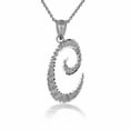 thumbnail image 1 of Solid Gold Script Cursive Initial "A-Z" (Pendant), 1 of 2