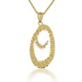 thumbnail image 1 of Solid Gold Script Cursive Initial "A-Z" (Pendant), 1 of 2