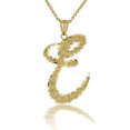 thumbnail image 1 of Solid Gold Script Cursive Initial "A-Z" (Pendant), 1 of 2