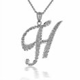 thumbnail image 1 of Solid Gold Script Cursive Initial "A-Z" (Pendant), 1 of 2