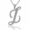 thumbnail image 1 of Solid Gold Script Cursive Initial "A-Z" (Pendant), 1 of 2