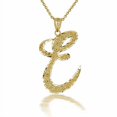 thumbnail image 1 of Solid Gold Script Cursive Initial "A-Z" (Pendant), 1 of 2