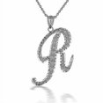 thumbnail image 1 of Solid Gold Script Cursive Initial "A-Z" (Pendant), 1 of 2