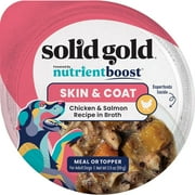 Solid Gold Skin & Coat Wet Functional Cups, Chicken & Salmon 3.5oz, Pack of 6