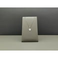 thumbnail image 1 of Solid Gold Star Charm Necklace in 9K White Gold, Dainty Gold Star Pendant, Cable Chain, Gift for Her, Celestial Jewelry, 1 of 5