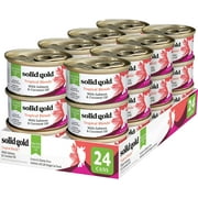 Solid Gold Tropical Blendz Wet Cat Canned Food, Samon & Coconut Oil 3oz (24 Count)