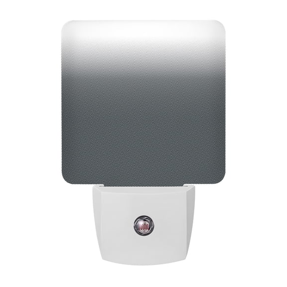 Solid Gradient Night Lights, Polka Dot Grey Smart Auto Dusk to Dawn Sensor Nightlights Plug-in Nightlight for Bedroom Bathroom Living Room Kitchen Hallway