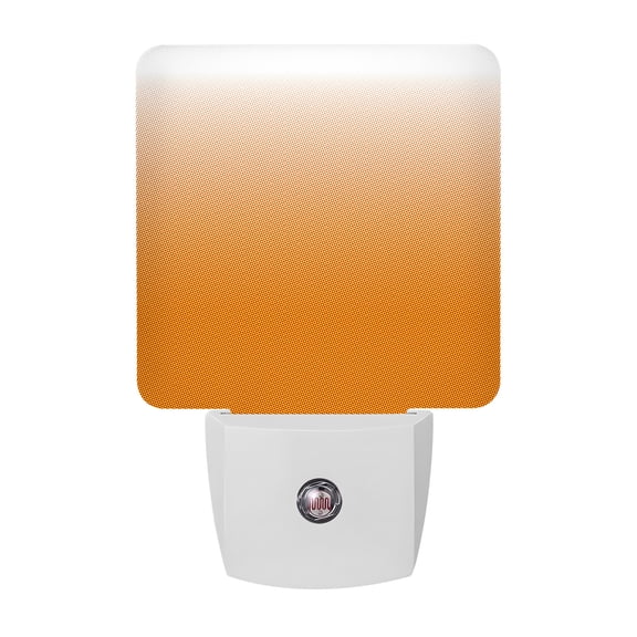 Solid Gradient Night Lights, Wave Orange Dot Smart Auto Dusk to Dawn Sensor Nightlights Plug-in Nightlight for Bedroom Bathroom Living Room Kitchen Hallway