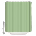 thumbnail image 1 of Solid Grass Shower Curtain, 72" x 72", Green Waterproof Bathroom Curtain Washable Shower Curtain Set with 12 Hooks, 1 of 6