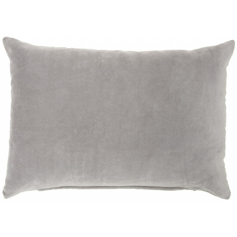 Solid Gray Casual Throw Pillow Solid Gray Casual Throw Pillow