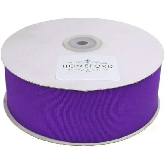 Solid Grosgrain Ribbon, 1-1/2-Inch, 50 Yards, Purple