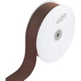 thumbnail image 1 of Solid Grosgrain Ribbon, 7/8-Inch, 50 Yards, Brown, 1 of 1