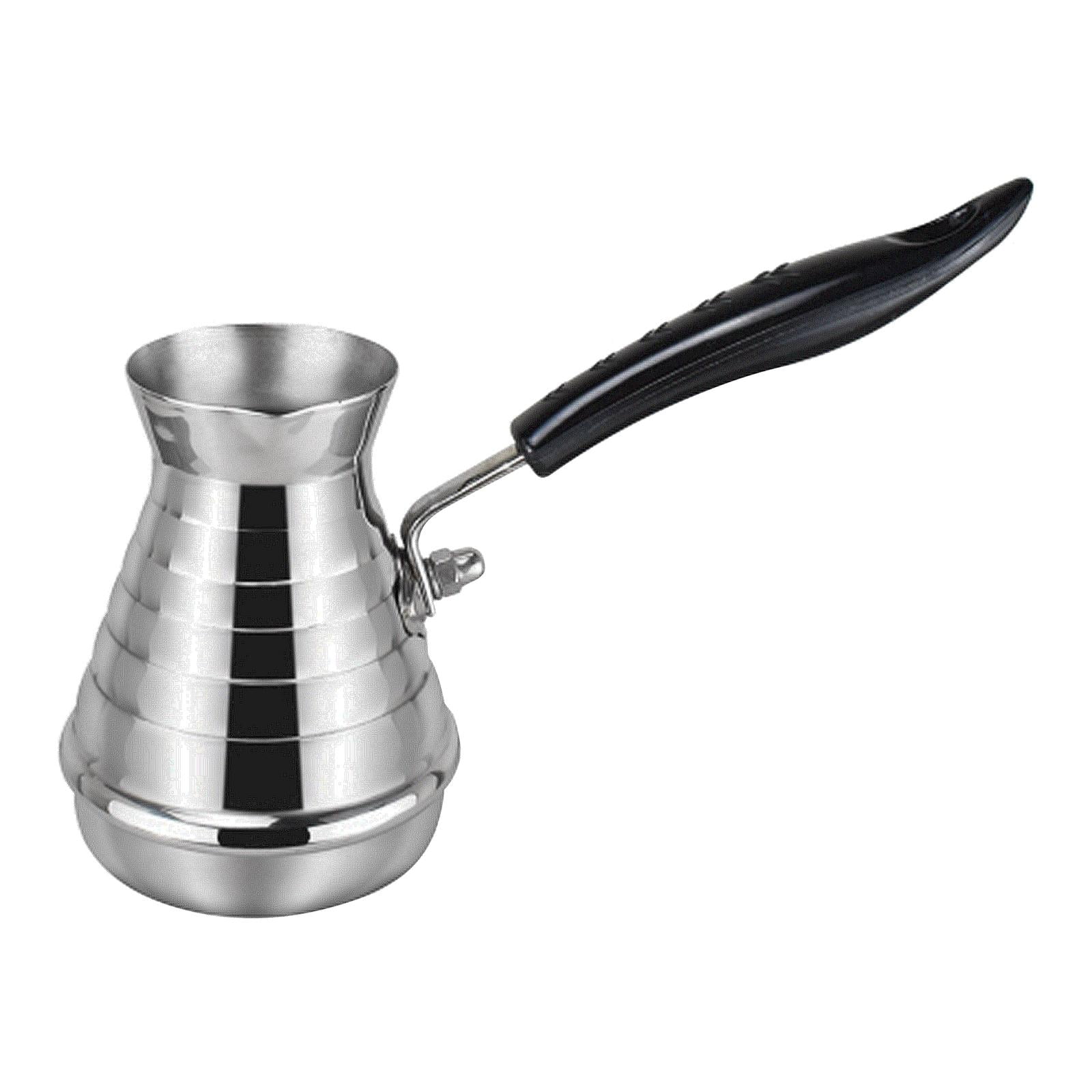 Turkish Coffee Pot Stainless Steel Exquisite Craft Non-toxic Handle Milk  Long Cup Wax Melting