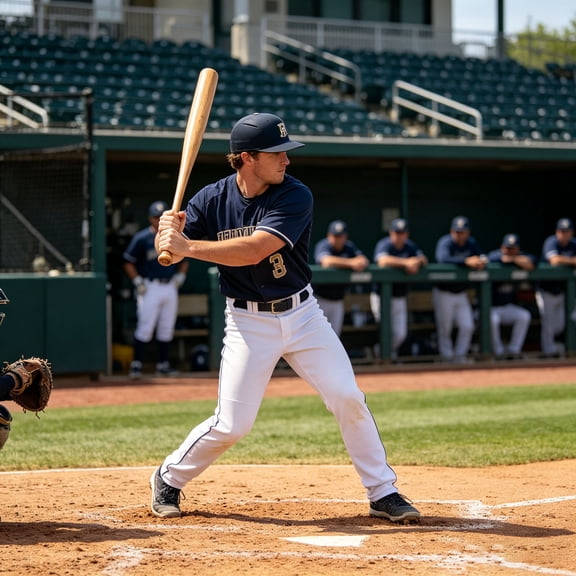 Solid Hardwood Baseball Bat, Fully Polished Smooth Wooden Softball Bat, Balanced Lightweight Training Hitting Stick
