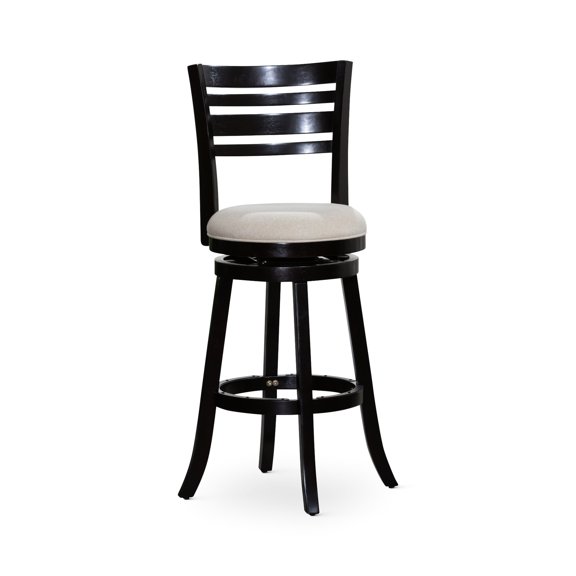 Solid Hardwood Frame, 360-Degree Swivel | For Entertaining Guests in Kitchens | Provides Free Movement and Long - lasting Durability