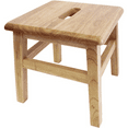 Solid Hardwood Step Stool for Adults and Kids 12.25 Inches Antique