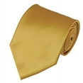 thumbnail image 1 of Solid Honey Gold Traditional Men's Necktie, 1 of 5
