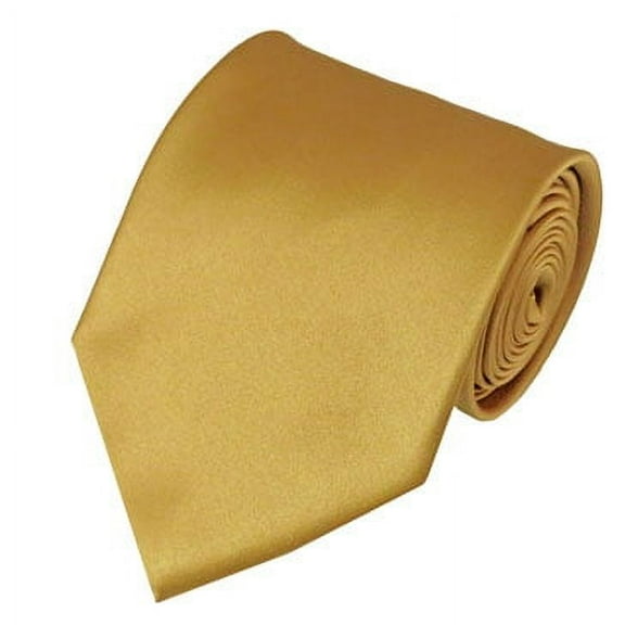 Solid Honey Gold Traditional Men's Necktie
