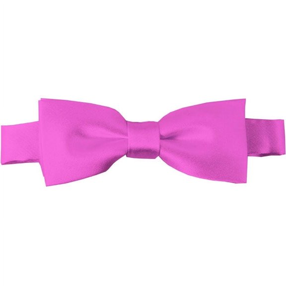 Solid Hot Pink Kid's Pre-Tied Bow Tie