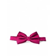 Solid Hot Pink Silk Bow Tie