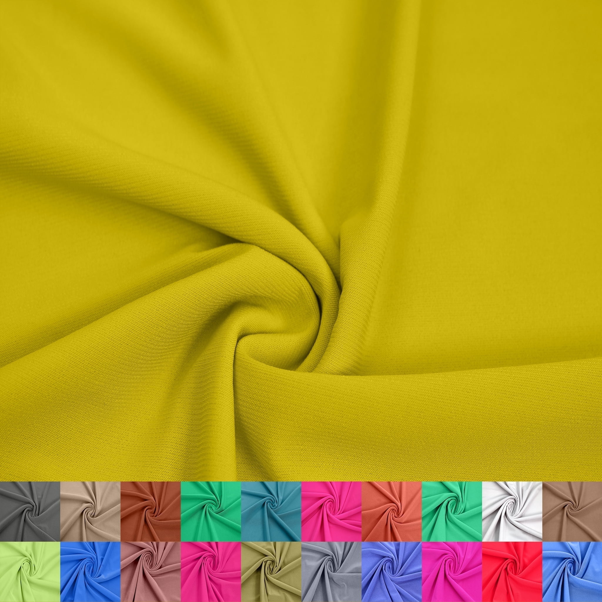 Solid ITY Jersey Knit Poly Spandex 2-Way Stretch, 200 GSM Apparel ...