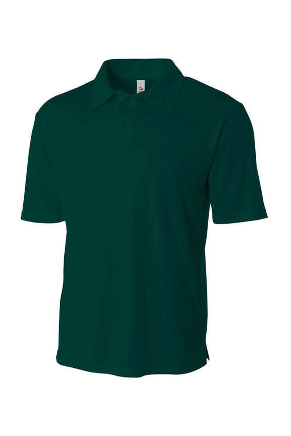 Solid Interlock Polo Shirt