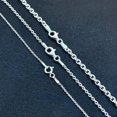 thumbnail image 1 of Solid Italy 925 Sterling Silver Anchor Cable Chain Rolo Necklace 1Mm 3Mm N67, 1 of 3