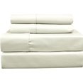 thumbnail image 1 of Solid Ivory Top Split King: Adjustable King Bed Size Sheets, 4PC Bed Sheet Set, 100% Cotton, 650 Thread Count, Sateen, Deep Pocket, 1 of 2