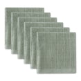 thumbnail image 1 of Solid Green Windowpane Cotton Terry Dishcloth (Set of 6) 12x12, 1 of 3