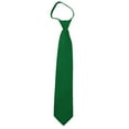 thumbnail image 1 of Solid Kelly Green Men's 20" Zipper Tie, 1 of 4