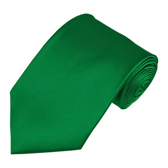 Solid Kelly Green Traditional Men's Necktie