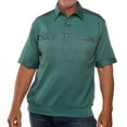 thumbnail image 1 of Solid Knit Banded Bottom Shirt Woven Chest Panel with Two Pockets, 1 of 3