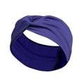 thumbnail image 1 of Solid Knitting Wool Hair Band for Autumn and Winter Warm Elastic European Style, 1 of 2