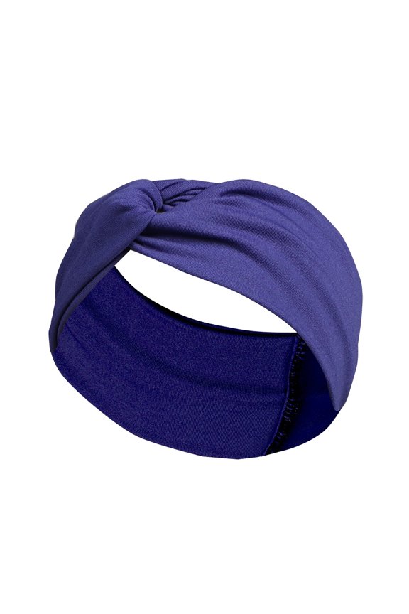 Solid Knitting Wool Hair Band for Autumn and Winter Warm Elastic European Style