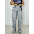 thumbnail image 1 of Solid Large Pocket Cargo Pants, 1 of 3