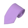 thumbnail image 1 of Solid Lavender Slim Men's Necktie, 1 of 5