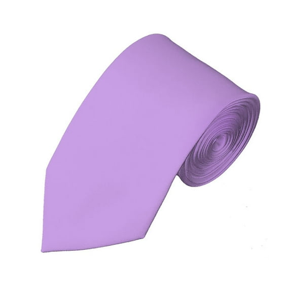 Solid Lavender Slim Men's Necktie