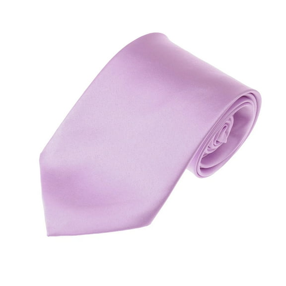 Solid Lavender Traditional Men's Necktie