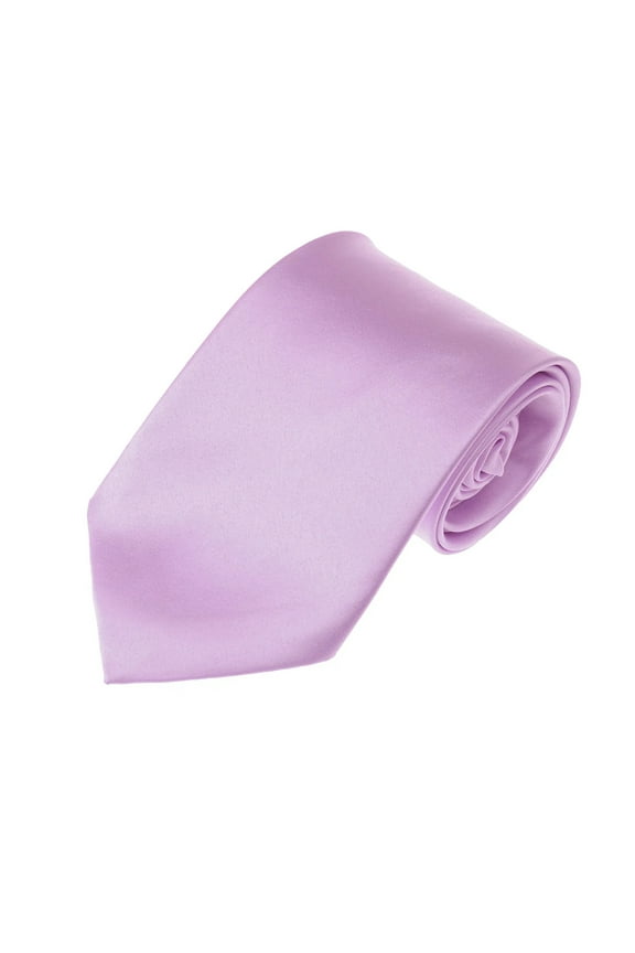 Solid Lavender Traditional Men's Necktie