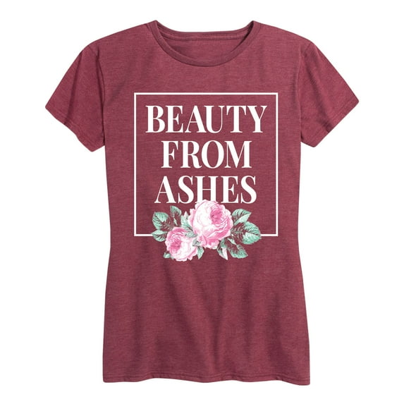Solid Light - Beauty From Ashes - Women's Short Sleeve Graphic T-Shirt