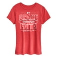 thumbnail image 1 of Solid Light - By Grace Through Faith - Ephesians 2:8-9 - Women'S Short Sleeve Graphic T-Shirt, 1 of 5