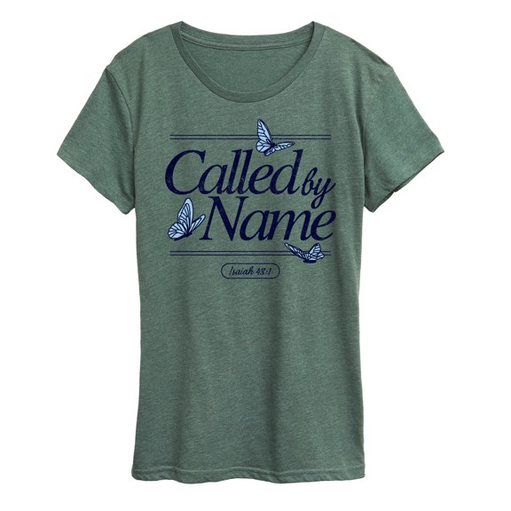 Solid Light - Called By Name - Isaiah 43:1 - Women'S Short Sleeve Graphic T-Shirt