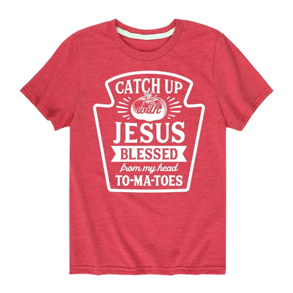 Solid Light - Catch Up With Jesus - Youth Short Sleeve Tee