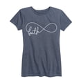 thumbnail image 1 of Instant Message - Eternal Faith - Women's Short Sleeve Graphic T-Shirt, 1 of 5