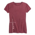 thumbnail image 1 of Solid Light - Faith Cross Side Hit - Women's Short Sleeve Graphic T-Shirt, 1 of 5