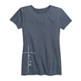 thumbnail image 1 of Solid Light - Faith Cross Side Hit - Women's Short Sleeve Graphic T-Shirt, 1 of 5