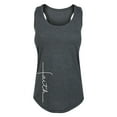 thumbnail image 1 of Solid Light - Faith Cross - Women's Racerback Tank, 1 of 5