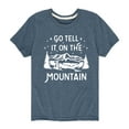 thumbnail image 1 of Solid Light - Go Tell It On The Mountain - Toddler Short Sleeve Tee, 1 of 4