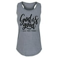 thumbnail image 1 of Solid Light - God Is Good All The Time - Women's Racerback Tank, 1 of 5