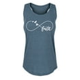 thumbnail image 1 of Solid Light - Infinity Symbol Faith Birds - Women's Racerback Tank, 1 of 5